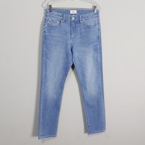 DL1961 Men Palisade Slim Straight Jeans Size 32 Light Blue Mid-rise Stretch